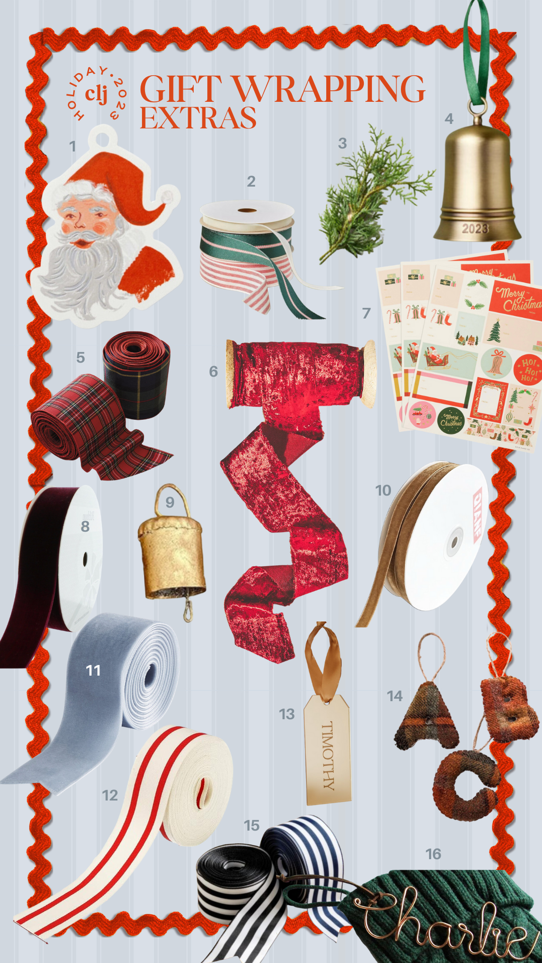 Wrapping Paper & Ribbon – A Few of My Favorite Things - Chris Loves Julia