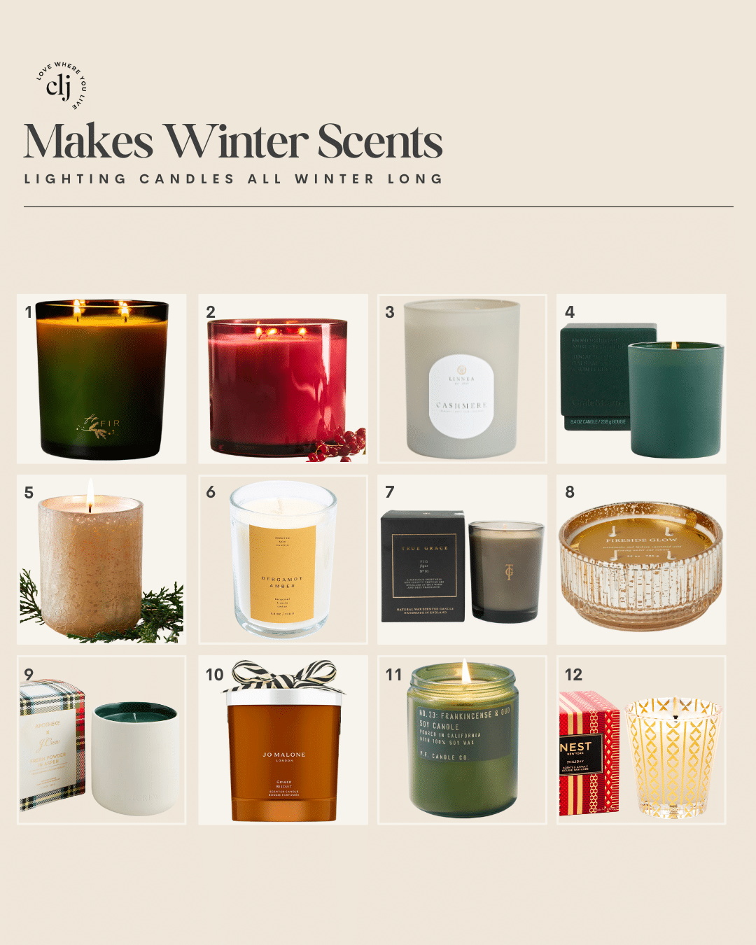 The Best Winter Candles & Pura Scents For Your Home - Chris Loves Julia