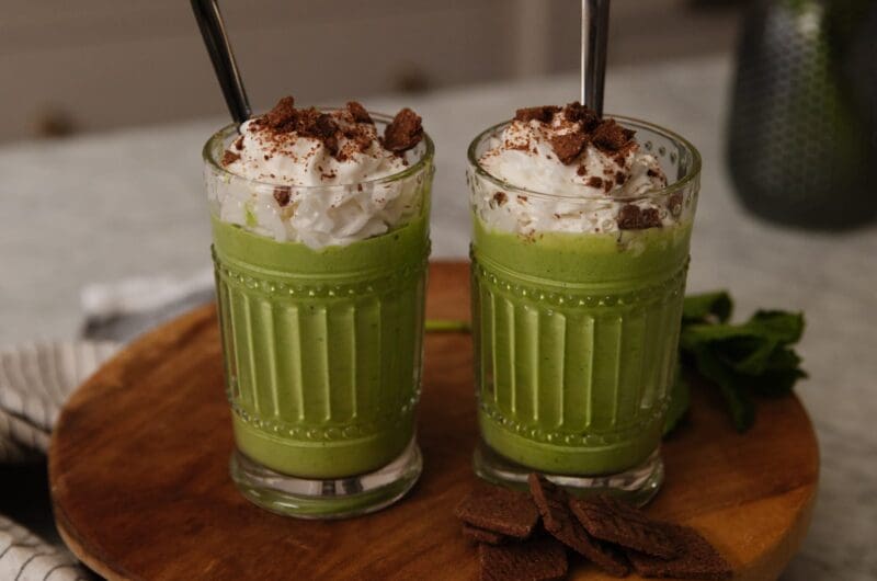 A Dairy-Free Take on the Shamrock-Green Shake