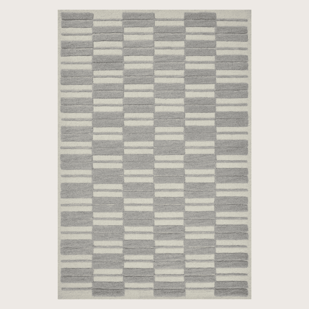 CLJ x Loloi Bradley Ivory/Gray Rug