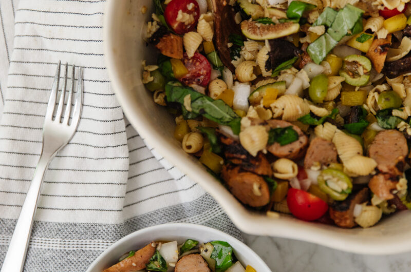 Italian Summer Pasta Salad (Grain-Free, Dairy-Free)