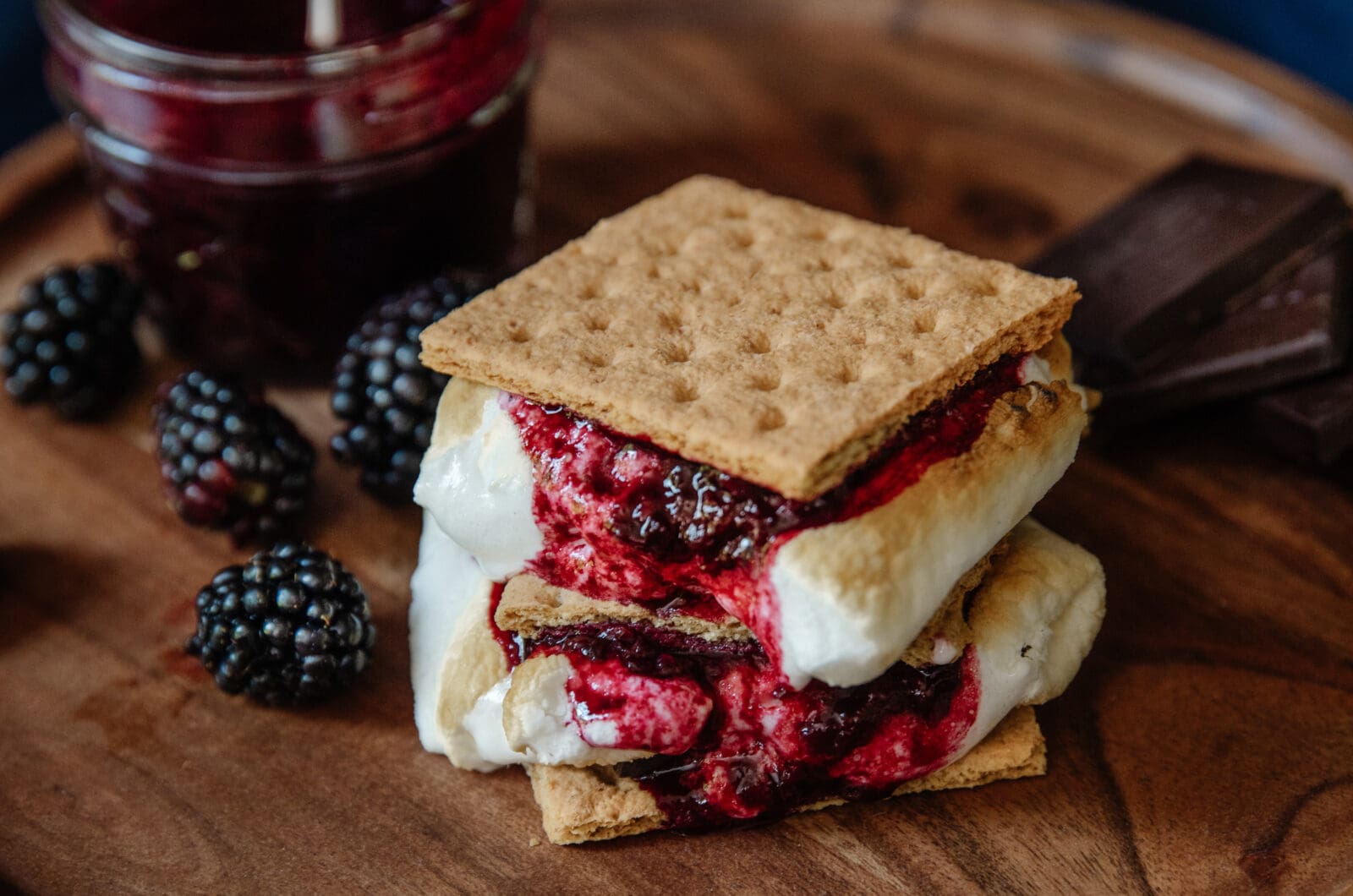 Blackberry Campfire S’mores