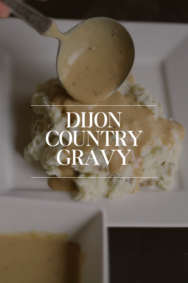 Dijon Country Gravy