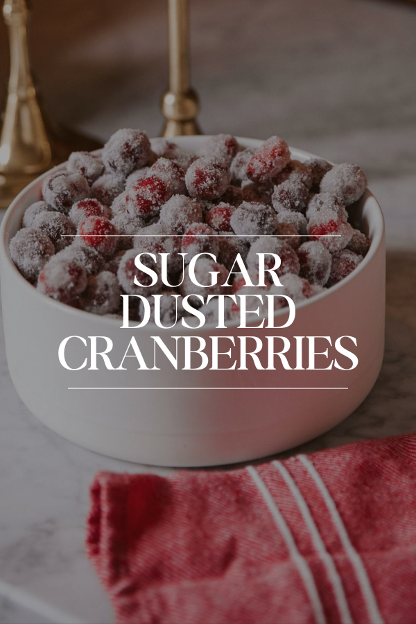 Sugar-Dusted Cranberries