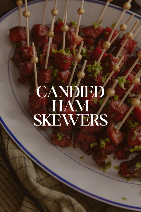 Candied Ham Skewers