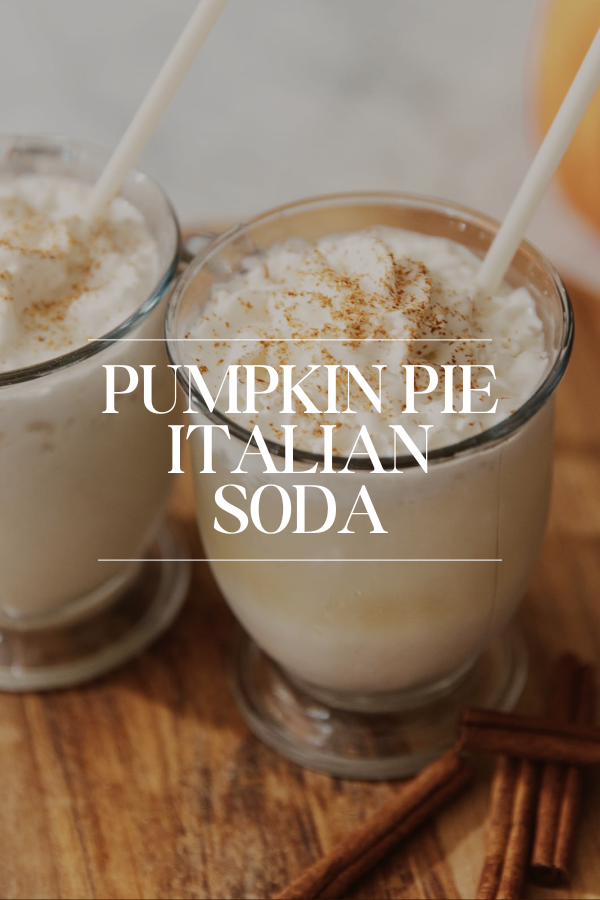 Pumpkin Pie Italian Soda
