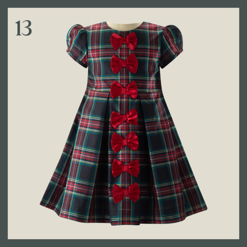 Rachel Riley Girls' Tartan Dress