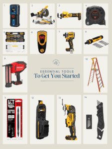 14 essential tools to get you started on your home DIY projects