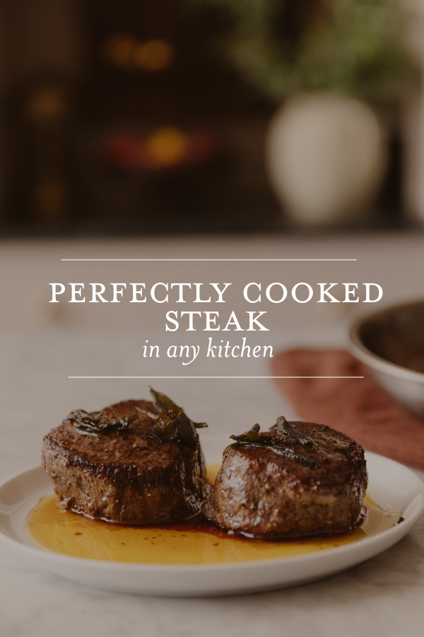 Gluten-free Valentine's Day steak dinner