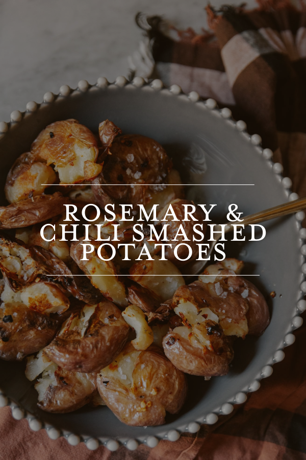 Rosemary & Chili Smashed Potatoes Recipe