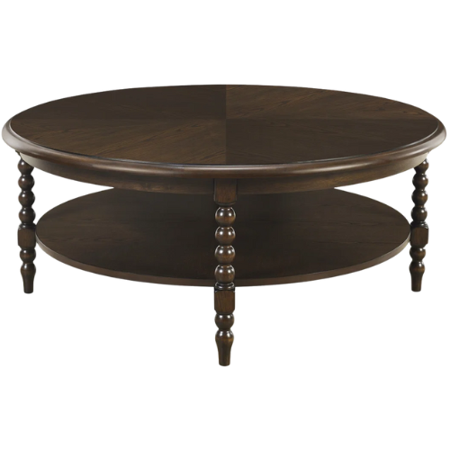 Philippe Round Coffee Table With Shelf Wayfair