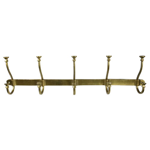 Brass wall mounted coat rack wall hooks wayfair