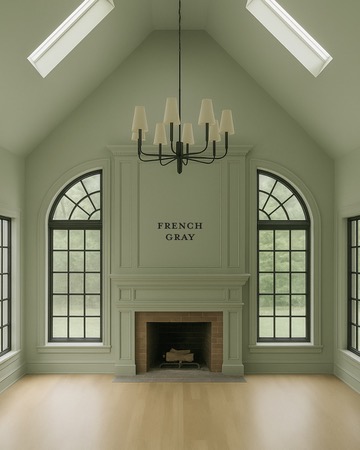 Farrow & Ball French Gray mock-up