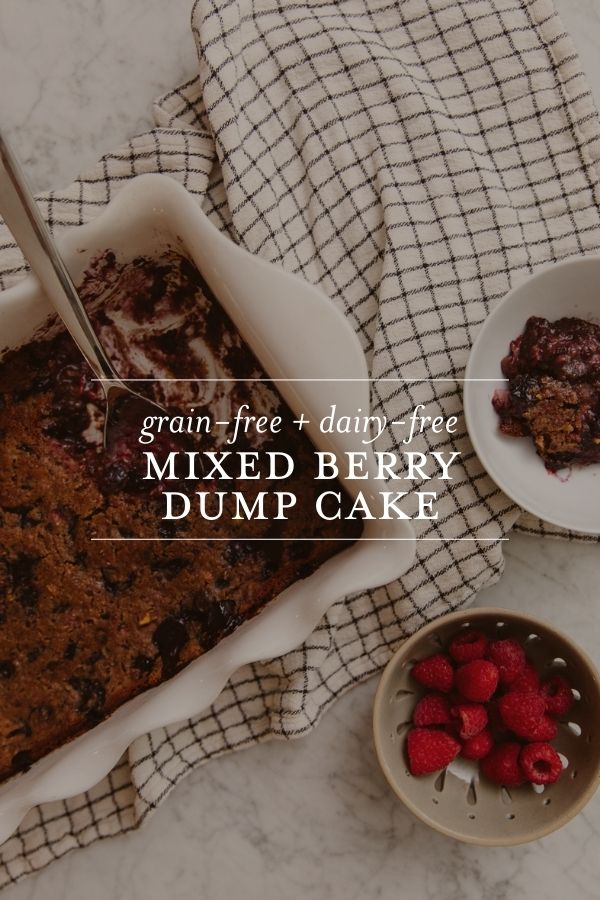 Mixed Berry Dump Cake