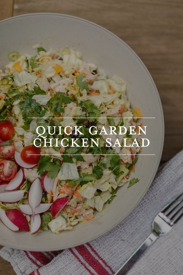 Quick Garden Chicken Salad