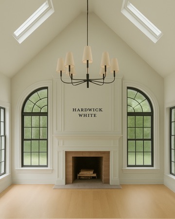 Farrow & Ball Hardwick White mock-up