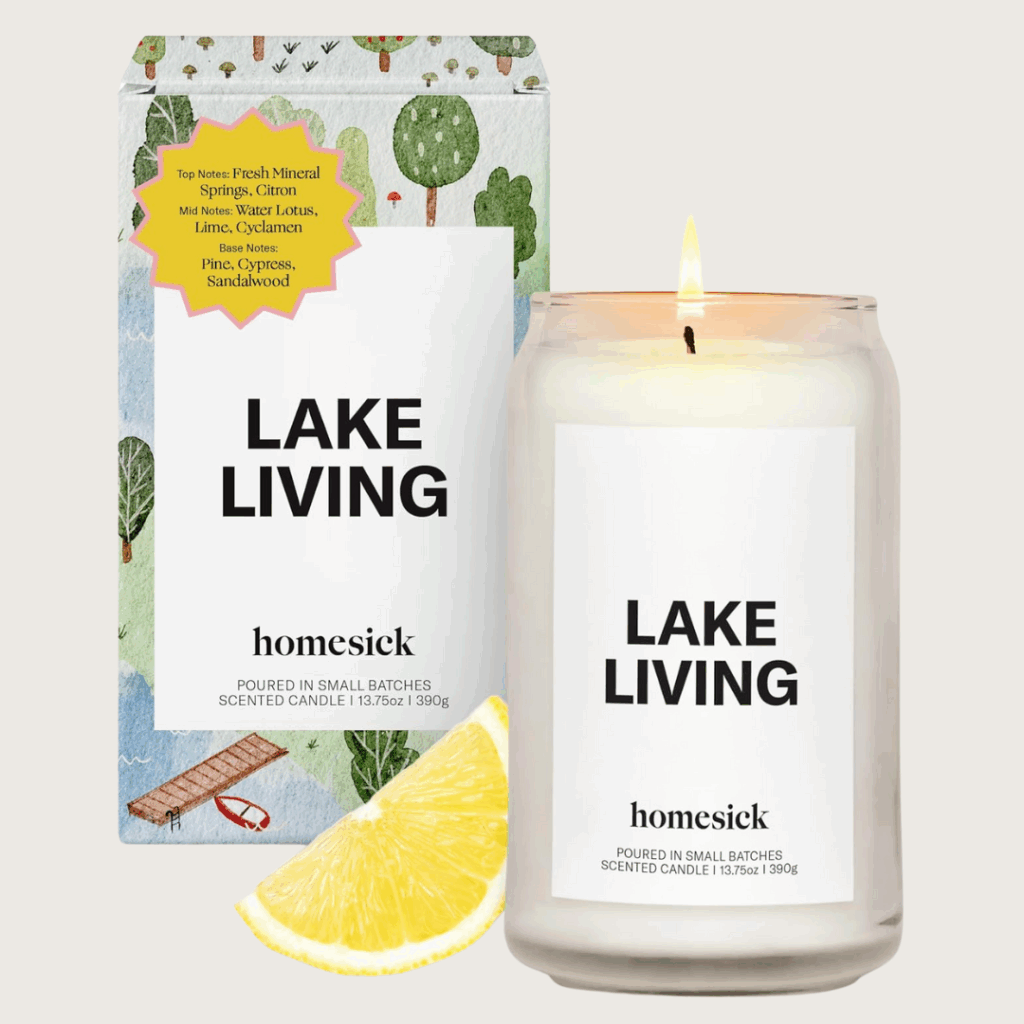 Lake Living candle by Homesick