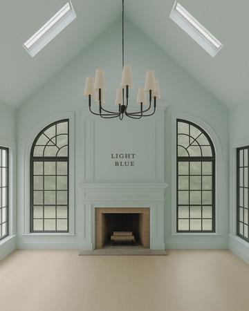 Farrow & Ball Light Blue mock-up