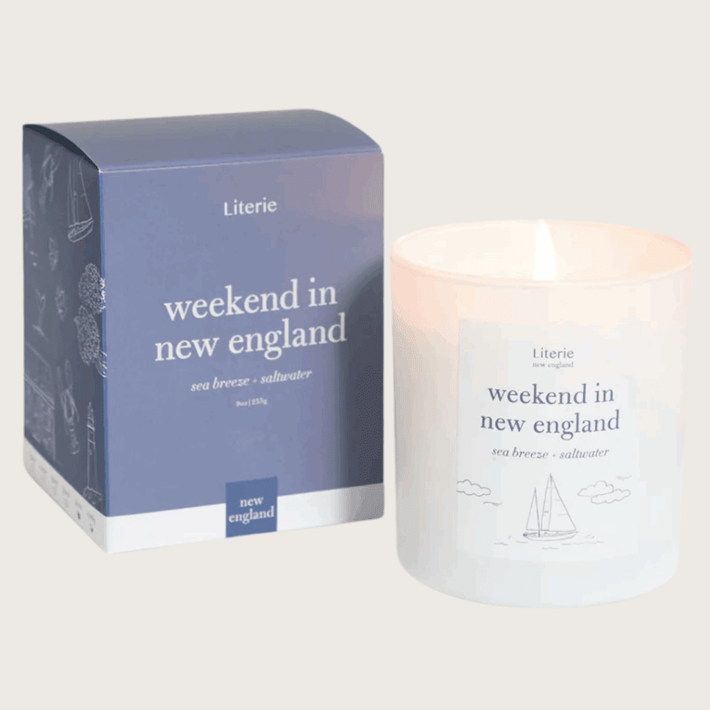 Weekend in New England candle by Literie