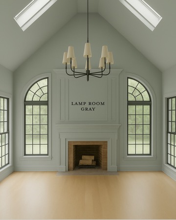 Farrow & Ball Lamp Room Gray mock-up