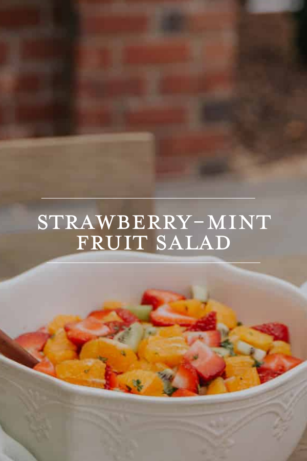 Strawberry-Mint Fruit Salad