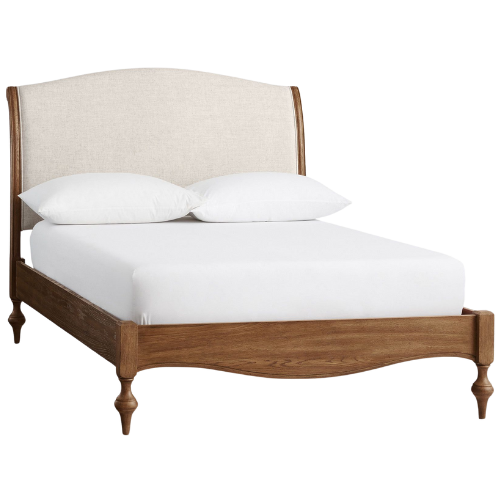 Pottery Barn Teen Chris Loves Julia Sleigh Bed upholstered