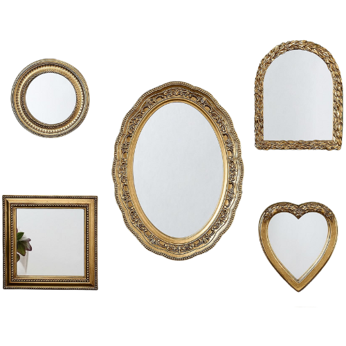 Pottery Barn Teen Chris Loves Julia Gallery Framed Mirrors - Set of 5