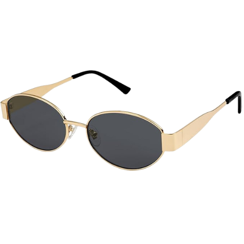 Gold Oval Sunglasses Amazon