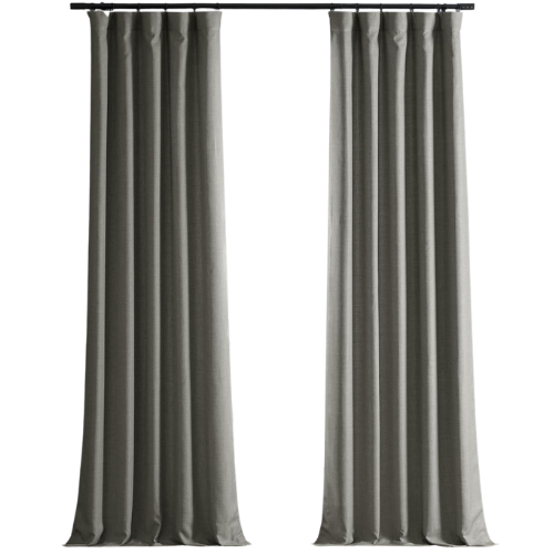 Half Price Drapes Amazon Faux Linen Room Darkening Curtains