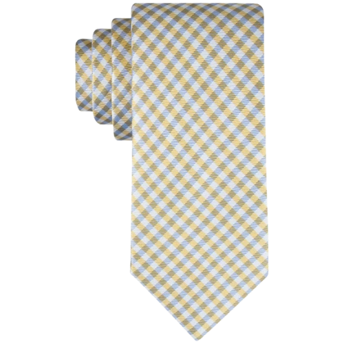 Walmart (US) Tommy Hilfiger Mens Spring Gingham Tie Yellow OS