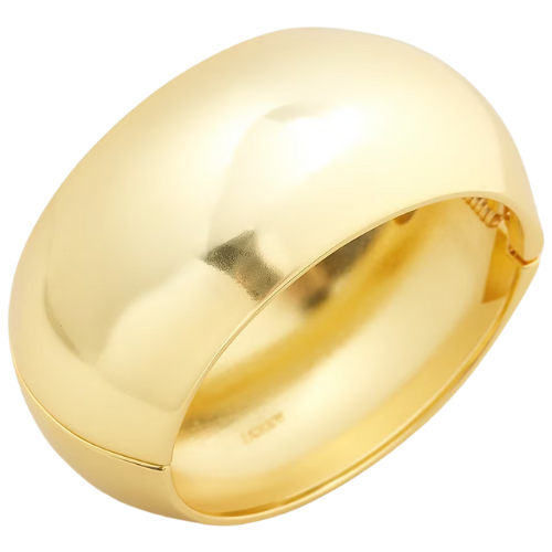 J. Crew US Sculptural hinge bracelet gold