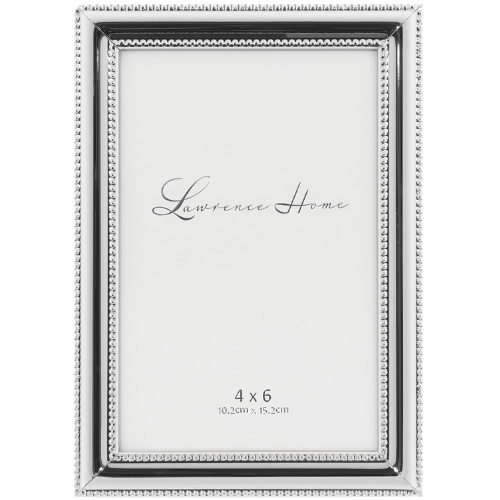 Amazon Beaded Silver Photo Frame Picture