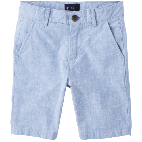 The Children's Place Boys Textured Chino Shorts - blue