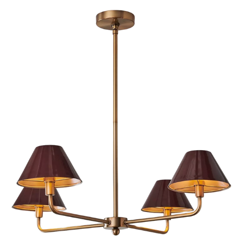 Chris Loves Julia Edie Chandelier - 4 Light Shades of Light