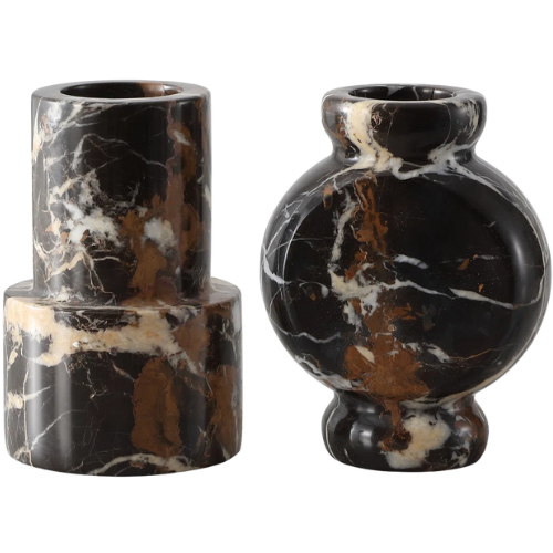 Wayfair North America Marrero Marble Vase Set (Set of 2)