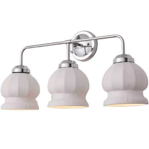 Chris Loves Julia Marlo Vanity Light - 3 Light - Ceramic