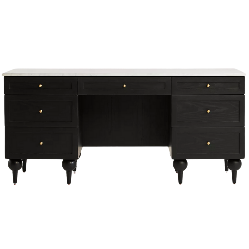 Anthropologie (US) Fern Executive Desk black