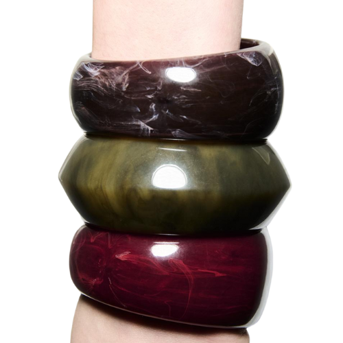 Zara US PACK OF 3 RESIN BRACELETS