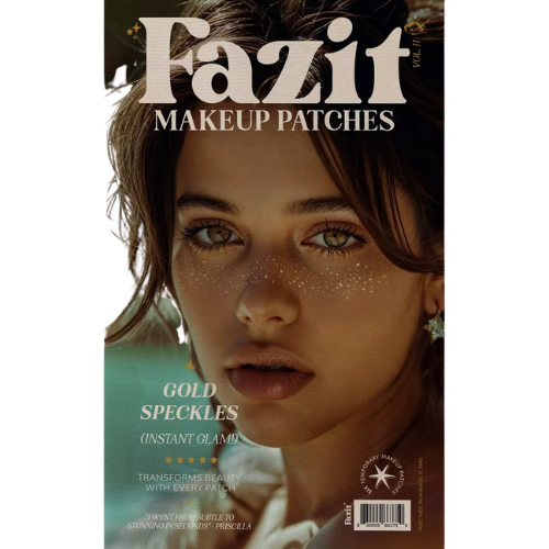 Fazit Gold Speckles Makeup Patches Glitter
