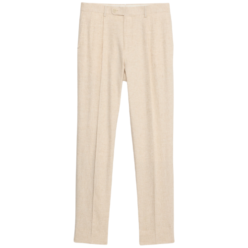 Banana Republic (US) Herringbone Cotton-Linen Relaxed Suit Pant