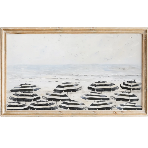 Etsy (US) Frame TV Summer Beach Art Black and White Umbrellas