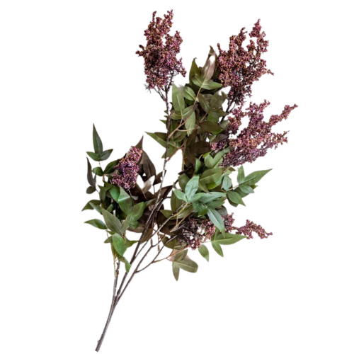 House of Jade Home Faux Dusty Plum Stem