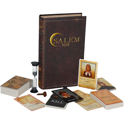 Amazon Salem 1692 Board Game - Witch Hunt Game for Friends and Family - A Game of Cards, Strategy, Deceit, and Luck for 4-12 Players