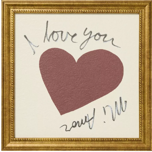 Target 9"x9" I Love You Heart Wall Art - Threshold