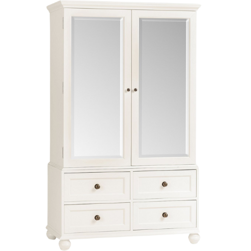 Pottery Barn Kids Chris Loves Julia Wardrobe white