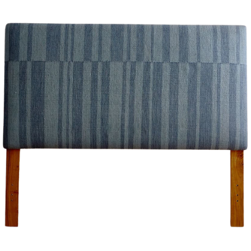 GreenRow Housefinch Flatweave Upholstered Headboard blue striped