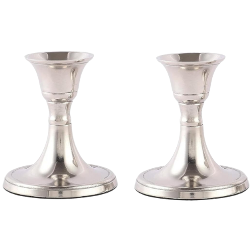 Silver Candlesticks Taper Candle Holder