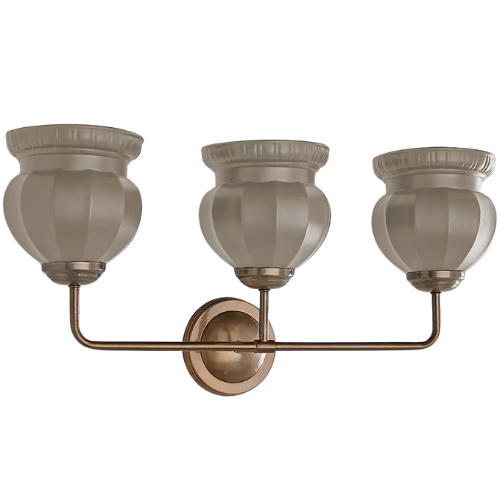 Chris Loves Julia Marlo Vanity Light - 3 Light - Ceramic