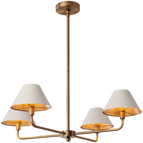 Chris Loves Julia Edie Chandelier - 4 Light Shades of Light