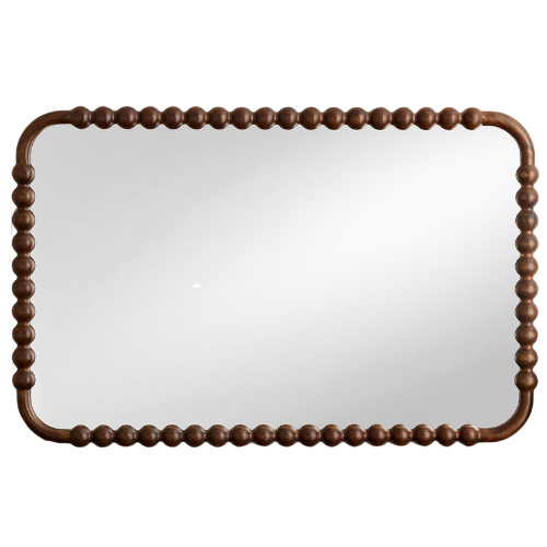 Pottery Barn Kids Chris Loves Julia Turned Wood Mirror (23"x36")